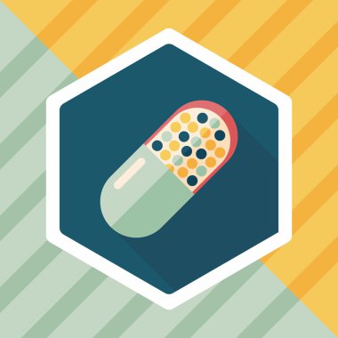 Uzun gölgeli yassı haplar