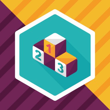 Uzun Gölge, eps10 ile kazanan podyum düz simgesi