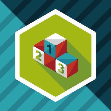 Uzun Gölge, eps10 ile kazanan podyum düz simgesi