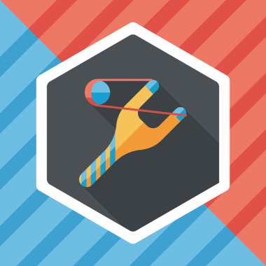 Uzun Gölge, eps10 sapan düz simgesi