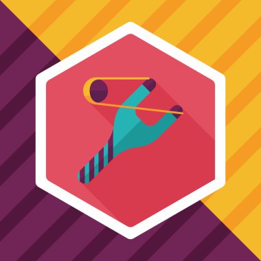 Uzun Gölge, eps10 sapan düz simgesi