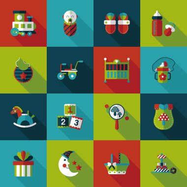 Çocuk ve bebek Icons set