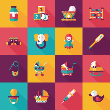 Çocuk ve bebek Icons set