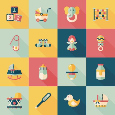 Çocuk ve bebek Icons set