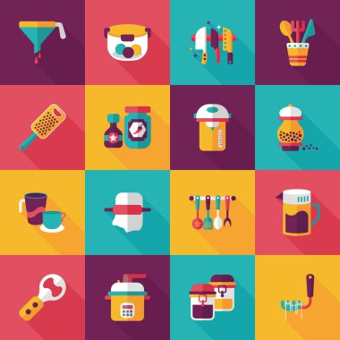 Mutfak ve pişirme simgeleri ayarlamak