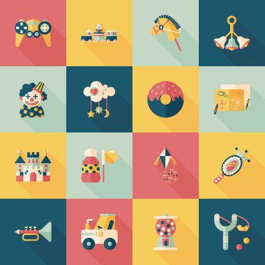 Çocuk oyuncak Icons set