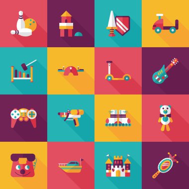 Çocuk oyuncak Icons set