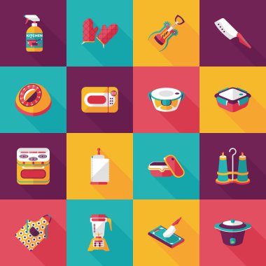 Mutfak ve pişirme simgeleri ayarlamak