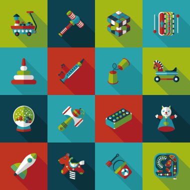 Çocuk oyuncak Icons set