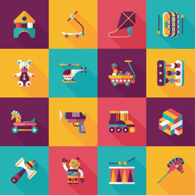 Çocuk oyuncak Icons set