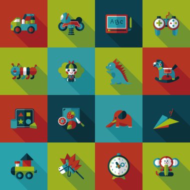 Çocuk oyuncak Icons set