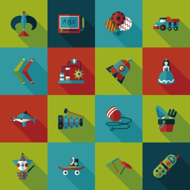 Çocuk oyuncak Icons set