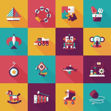 Çocuk oyuncak Icons set