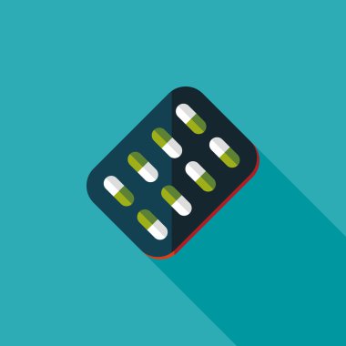 Uzun gölgeli yassı haplar