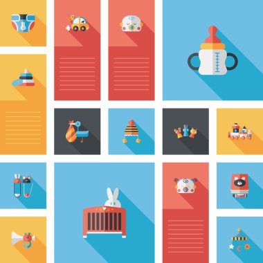 Bebek düz UI bakcground set