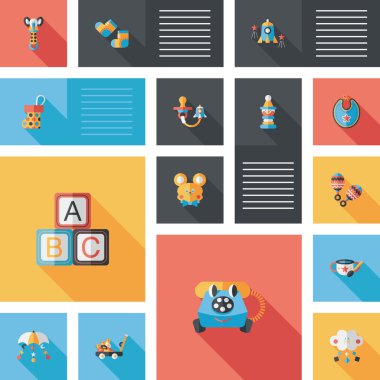 Bebek düz UI bakcground set