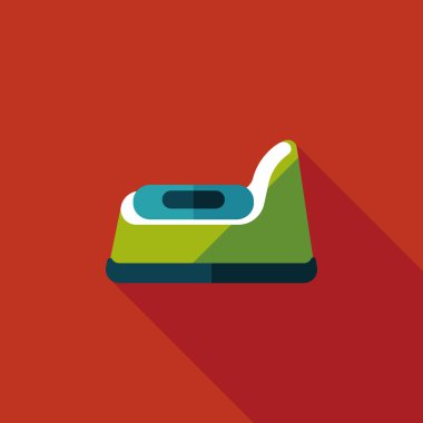 Bebek uzun gölge, eps10'deki lazımlık düz simgesi