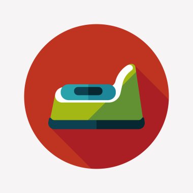 Bebek uzun gölge, eps10'deki lazımlık düz simgesi