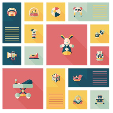 Bebek düz UI bakcground set