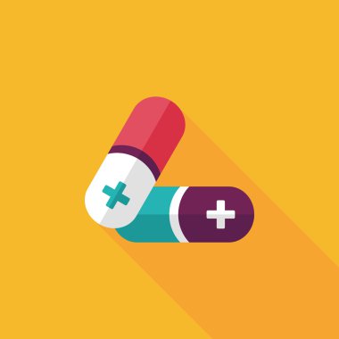 Uzun gölgeli yassı haplar