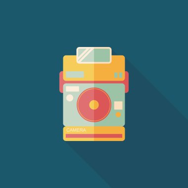 Uzun Gölge, eps10 ile kamera düz simgesi