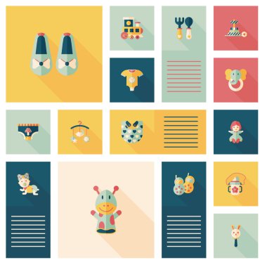 Bebek düz UI bakcground set