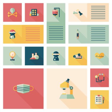 tıbbi düz UI arka plan, eps10