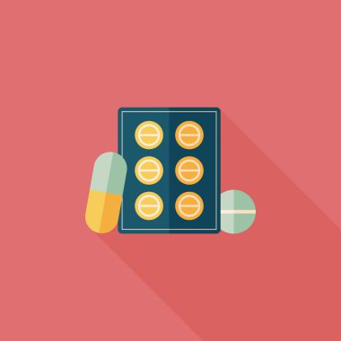 Uzun gölgeli yassı haplar