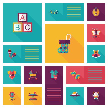 Bebek düz UI bakcground set