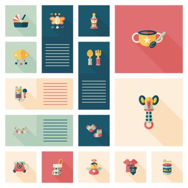 Bebek düz UI bakcground set