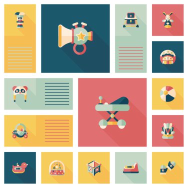 Bebek düz UI bakcground set