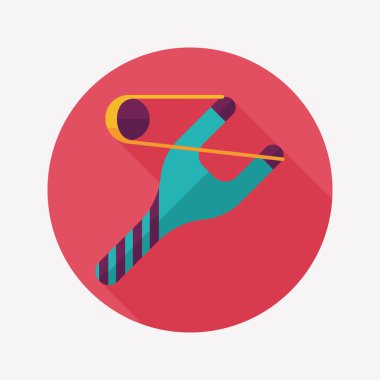 Uzun Gölge, eps10 sapan düz simgesi