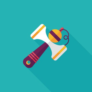 Uzun Gölge, eps10 kendama düz simgesi