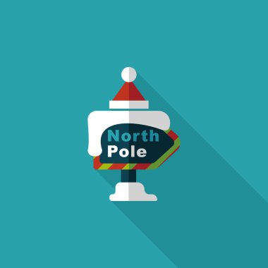 Uzun Gölge, eps10 ile işaret düz simgesi