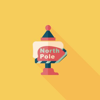 Uzun Gölge, eps10 ile işaret düz simgesi