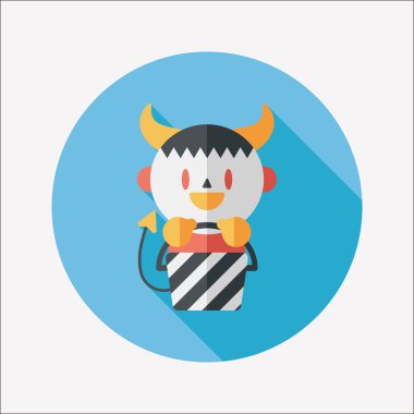 Uzun Gölge, eps10 ile şirin Sihirbazı düz simgesi