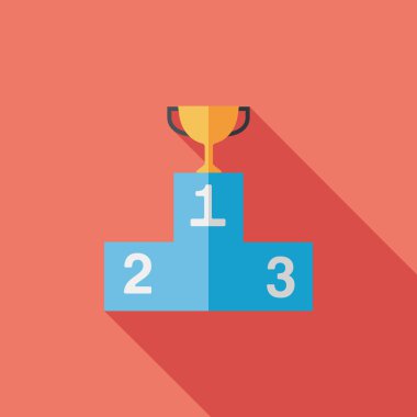 Uzun Gölge, eps10 ile kupa bardak düz simgesi