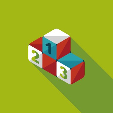 Uzun Gölge, eps10 ile kazanan podyum düz simgesi