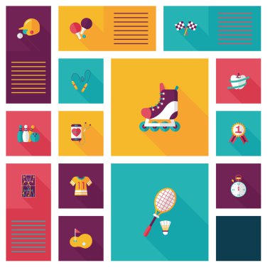 1 週間のコンセプトは、カラフルなシンボル