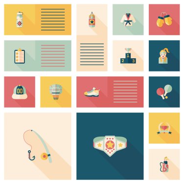 1 週間のコンセプトは、カラフルなシンボル