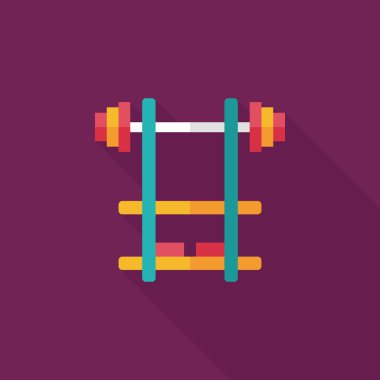 Uzun Gölge, eps10 ile Halter düz simgesi