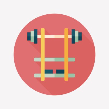 Uzun Gölge, eps10 ile Halter düz simgesi