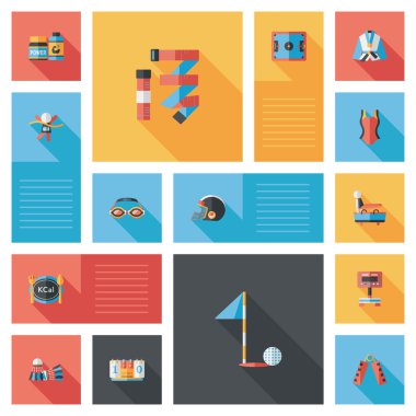 1 週間のコンセプトは、カラフルなシンボル