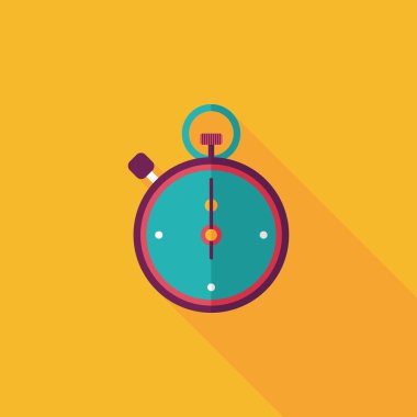 Uzun Gölge, eps10 ile kronometre düz simgesi