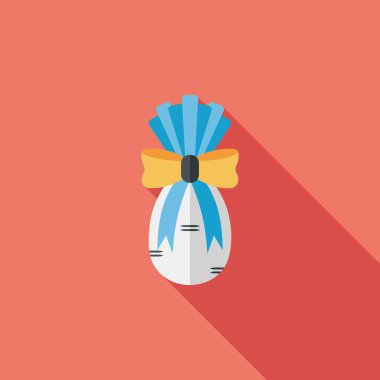 Uzun Gölge, eps10 ile Çin yeni yıl hediyeleri düz simgesi