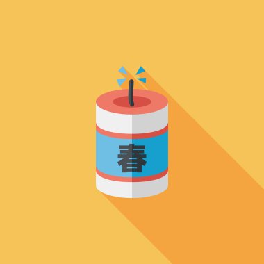 Çin yeni yılı düz simgesi, eps10, Çince festival couplets zekâ