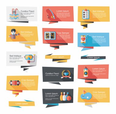 Spor düz banner arka plan ayarlamak