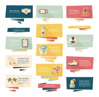 Spor düz banner arka plan ayarlamak