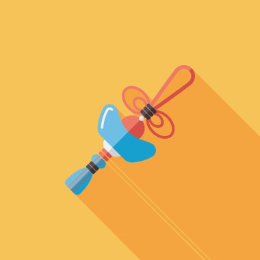 Çin yeni yılı uzun gölge, eps10, Altın külçe düz simgesiyle lu