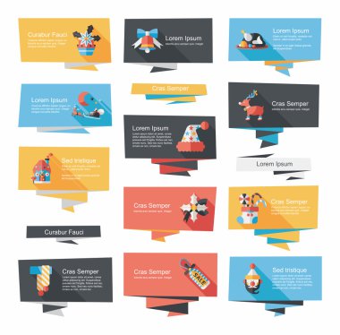 Noel düz afiş arka plan, eps10 ayarla